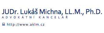 JUDr. Lukáš Michna, LL.M. Ph.D. (logo)