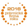 PRÁVNICKÁ FIRMA ROKU 2016