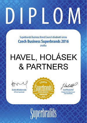 Havel, Holásek & Partners - ocenění