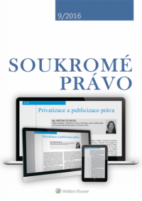 Soukromé právo (Balíček - tištěný časopis + elektronický časopis v pdf)