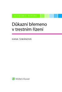 Důkazní břemeno v trestním řízení (E-kniha)