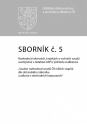 Sborník č. 5  Závazky z právních jednání přenechání věci k užití jinému