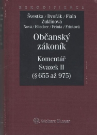 Občanský zákoník - Komentář - Svazek II