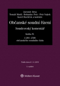 Občanské soudní řízení. Soudcovský komentář. Kniha IV (§ 201 až 250t o. s. ř.) - 3. vydání (Balíček - Tištěná kniha + E-kniha Smarteca + soubory ke stažení)