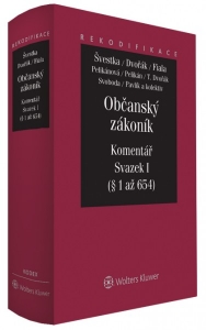 Občanský zákoník - Komentář - Svazek I (obecná část) (Balíček - Tištěná kniha + E-kniha)