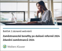 Zaměstnanecké benefity a zdanění zaměstnanců 2024 – ZÁZNAMY balíčku webinářů (Online)