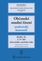 Občanské soudní řízení. Soudcovský komentář. Kniha II. (E-kniha)