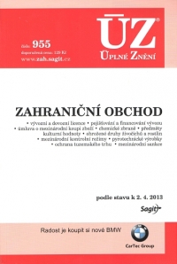 ÚZ č.955 Zahraniční obchod