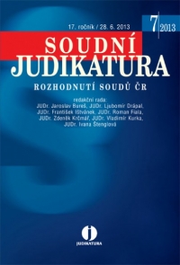 Soudní judikatura - rozhodnutí soudů z oblasti občanského, obchodního a pracovního práva