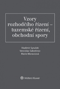 Vzory rozhodčího řízení - tuzemské řízení, obchodní spory (E-kniha)
