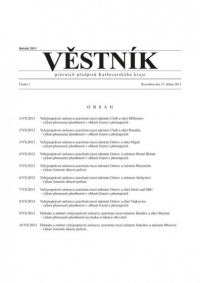 Věstník právních předpisů Karlovarského kraje