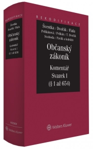 Občanský zákoník - Komentář - Svazek I (obecná část)