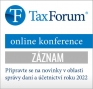 Záznam e-konference - TaxForum 2022
