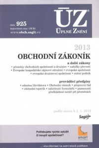 ÚZ č.925 Obchodní zákoník 2013