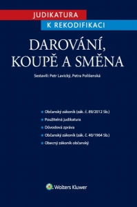 Judikatura k rekodifikaci - Darování, koupě a směna (E-kniha)