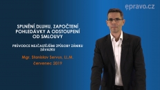 Splnění dluhu, započtení pohledávky a odstoupení od smlouvy