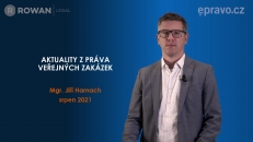 Aktuality z práva veřejných zakázek (srpen 2021)