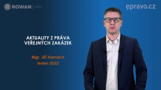 Aktuality z práva veřejných zakázek (leden 2022)