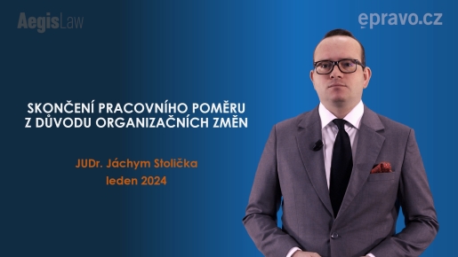Skončení pracovního poměru z důvodu organizačních změn