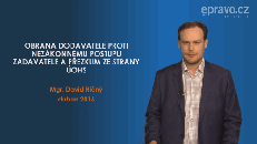 Obrana dodavatele proti nezákonnému postupu zadavatele a přezkum ze strany ÚOHS