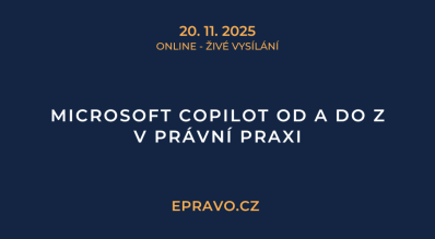 Microsoft Copilot od A do Z v právní praxi (online - živé vysílání) - 20.11.2025