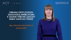 Obrana proti postupu zadavatele směřujícímu k zadání veřejné zakázky mimo zadávací řízení