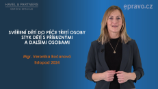 Svěření dětí do péče třetí osoby, Styk dětí s příbuznými a dalšími osobami