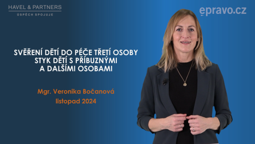 Svěření dětí do péče třetí osoby, Styk dětí s příbuznými a dalšími osobami