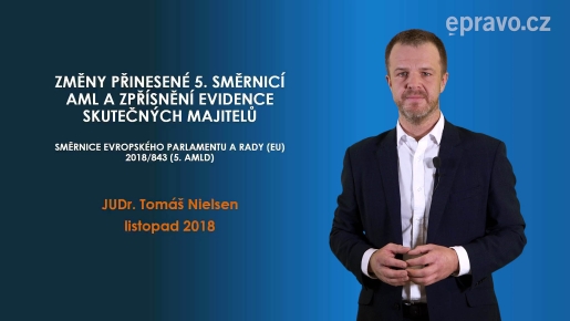 Změny přinesené 5. směrnicí AML a zpřísnění evidence skutečných majitelů