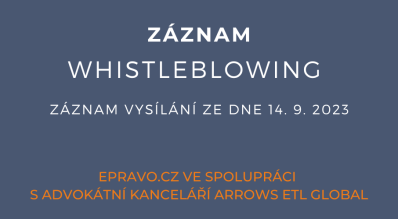 ZÁZNAM: Whistleblowing - 14.9.2023