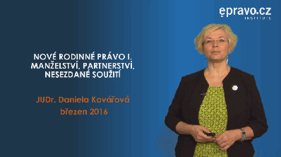 Rodinné právo I - manželství, partnerství, nesezdané soužití