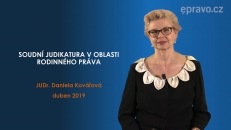 Soudní judikatura v oblasti rodinného práva