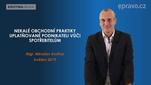 Nekalé obchodní praktiky uplatňované podnikateli vůči spotřebitelům