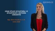 Zánik účasti společníka v s.r.o.