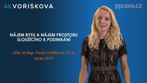 Nájem bytu a nájem prostoru sloužícího k podnikání