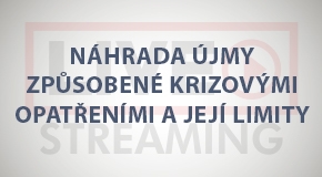 Náhrada újmy způsobené krizovými opatřeními a její limity (online - živé vysílání)