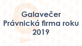 Galavečer Právnická firma roku 2019