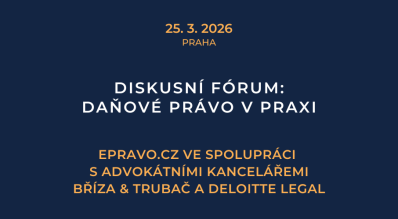 Diskusní fórum: Daňové právo v praxi - 25.3.2026