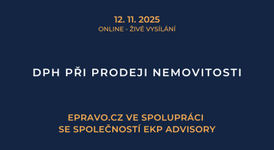 DPH při prodeji nemovitosti (online - živé vysílání) - 12.11.2025