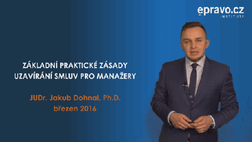 Základní praktické zásady uzavírání smluv pro manažery