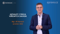 Aktuality z práva veřejných zakázek (prosinec 2022)