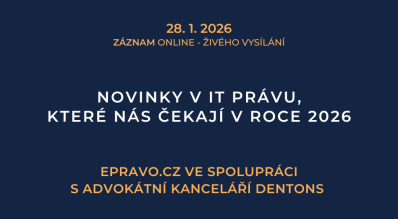 ZÁZNAM: Novinky v IT právu, které nás čekají v roce 2026 - 28.1.2026