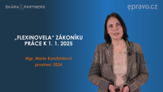 „Flexinovela“ zákoníku práce k 1. 1. 2025
