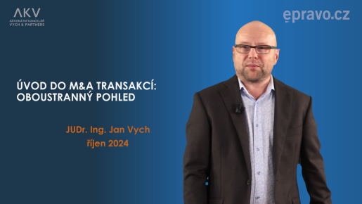 Úvod do M&A transakcí: Oboustranný pohled