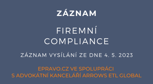 ZÁZNAM: Firemní compliance - 4.5.2023