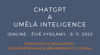ChatGPT a umělá inteligence (online - živé vysílání) - 9.11.2023