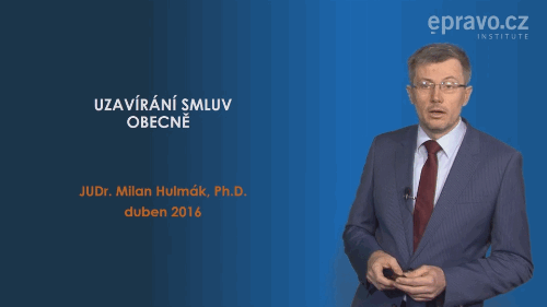 Uzavírání smluv obecně