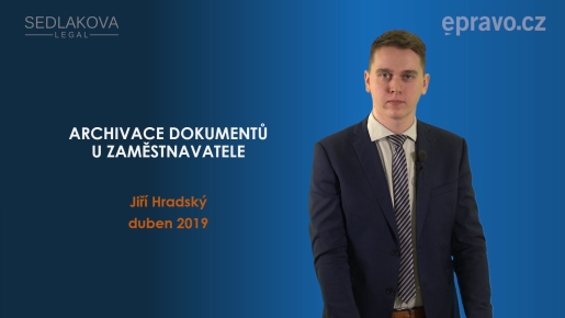 Archivace dokumentů u zaměstnavatele