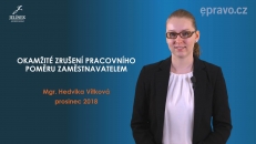 Okamžité zrušení pracovního poměru zaměstnavatelem