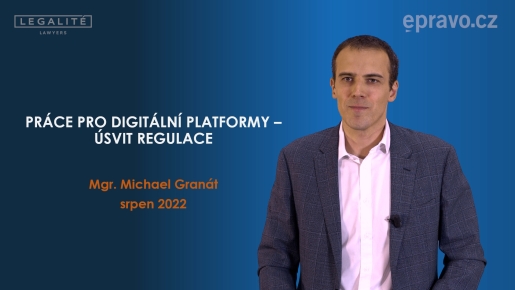Práce pro digitální platformy – Úsvit regulace